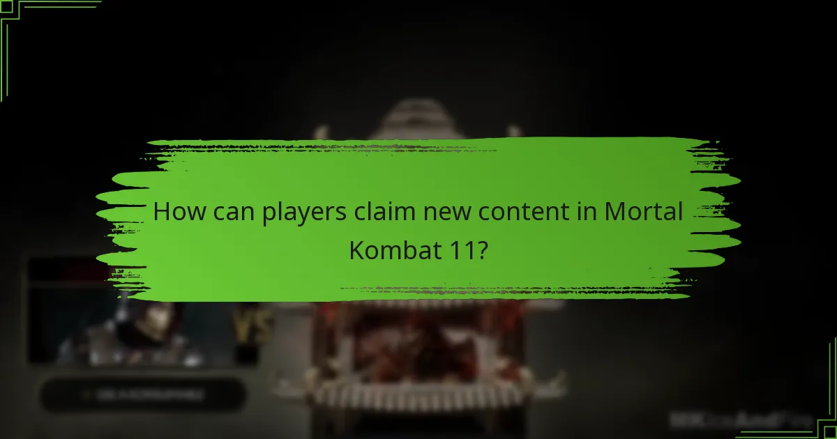 What new content is being released for Mortal Kombat 11?