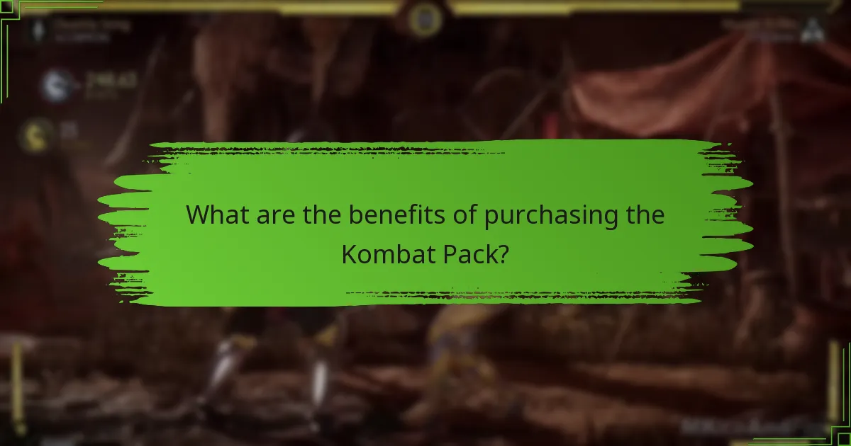What narrative expansions are included in the Kombat Pack?