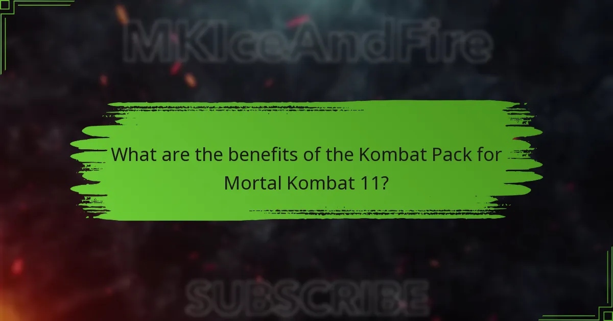 How does the Kombat Pack compare to the base game?