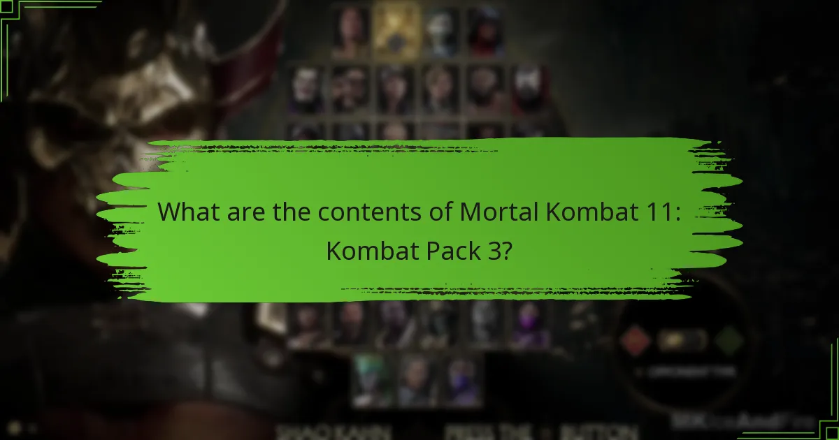 How does Kombat Pack 3 compare to other DLCs?