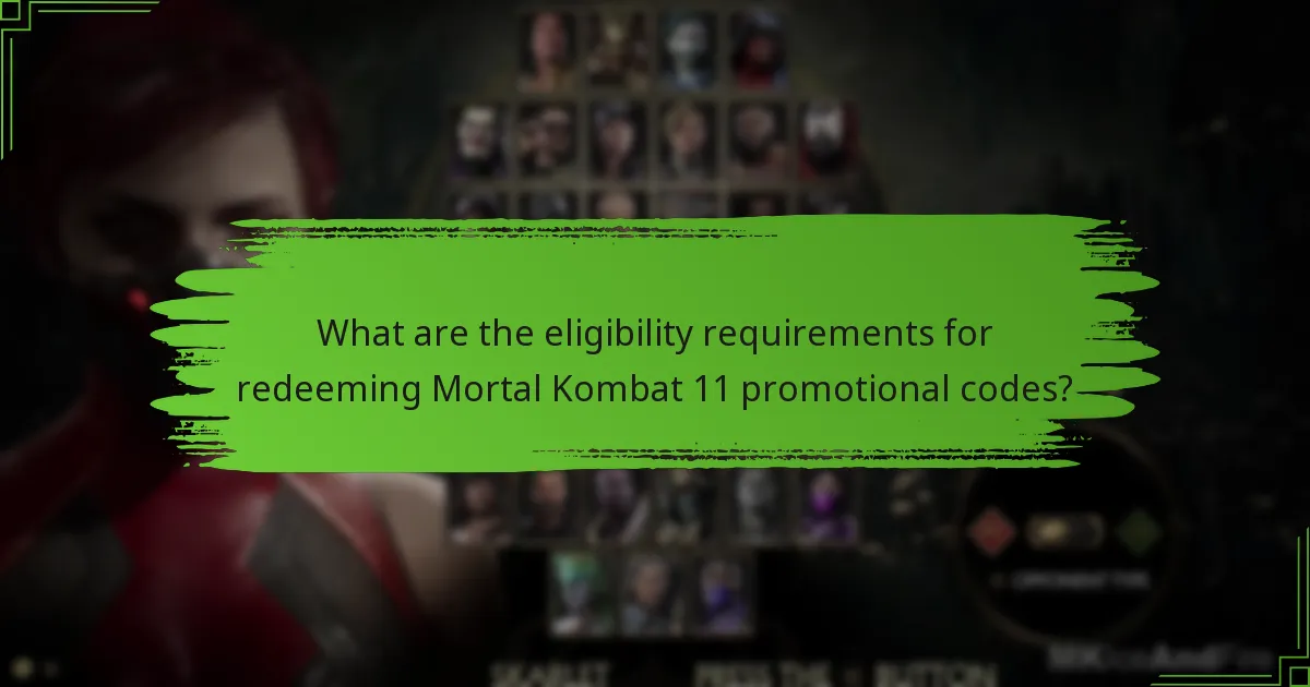 What rewards can I receive from redeeming Mortal Kombat 11 promotional codes?