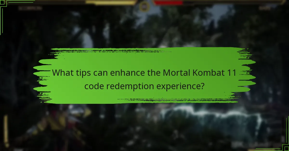 Where can I find official support for Mortal Kombat 11 code redemption?