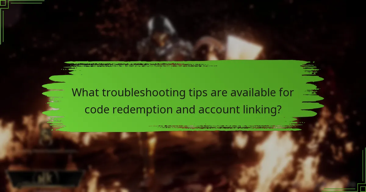 What recent updates affect code redemption and account linking?